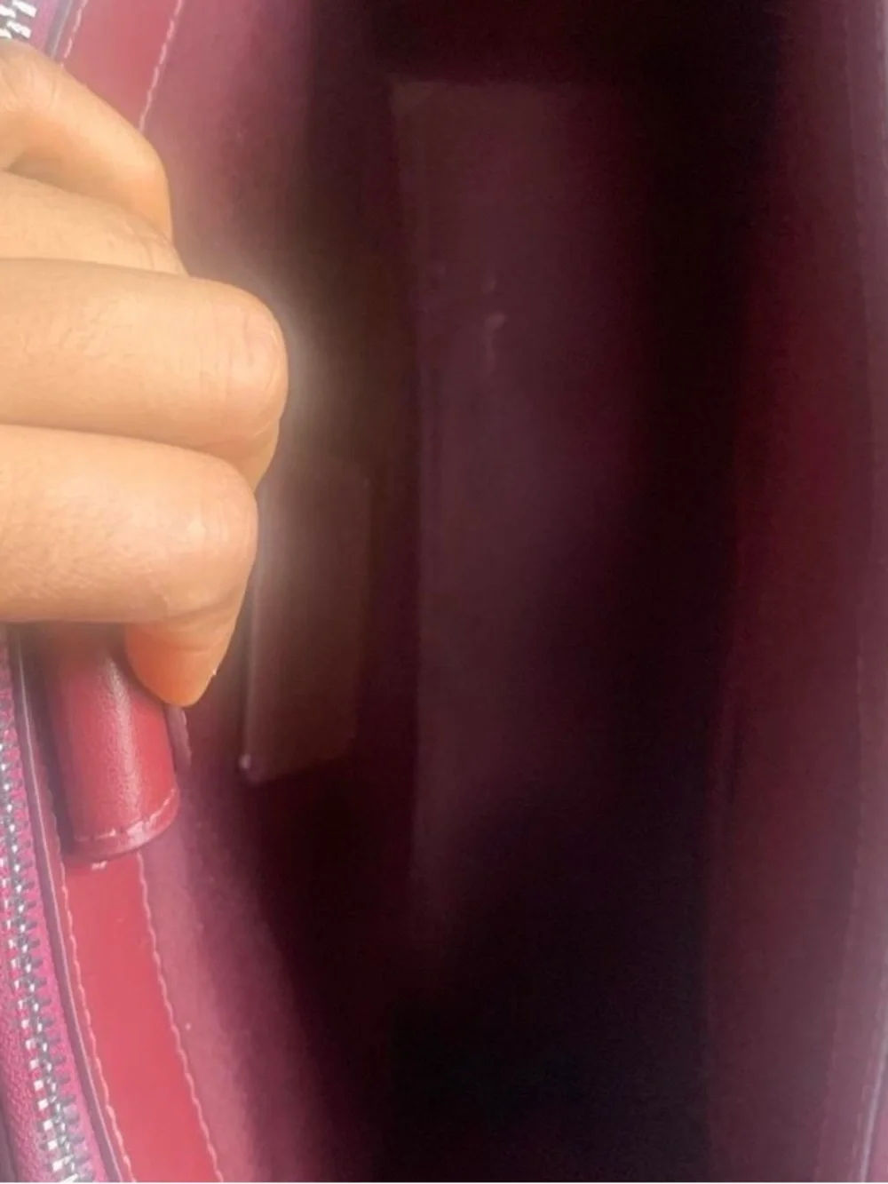 Coach Nina leather tote bag pink fuschia preppy luxury work
